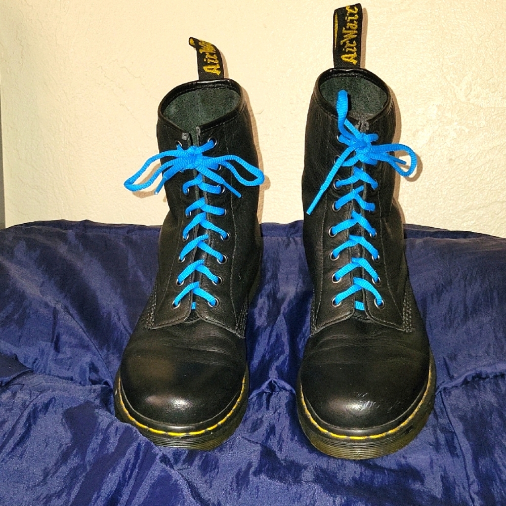 Doc Martens Pascal EU 43 UK 9 US 11 Black Lace-Up Leather Unisex
